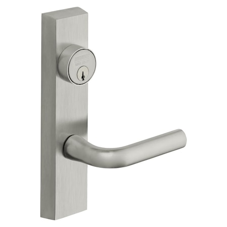 Sargent Grade 1 Exit Device Trim, Classroom Function, Key Outside Unlocks/Locks Trim, For Rim 8800 and NB8 713-8 ETW RHRB 26D